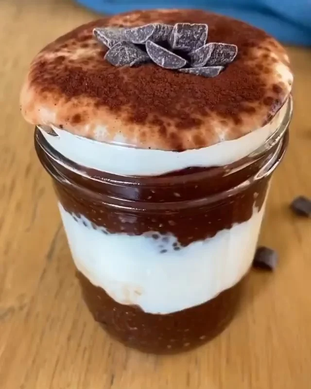 Tiramisú vegano de chía