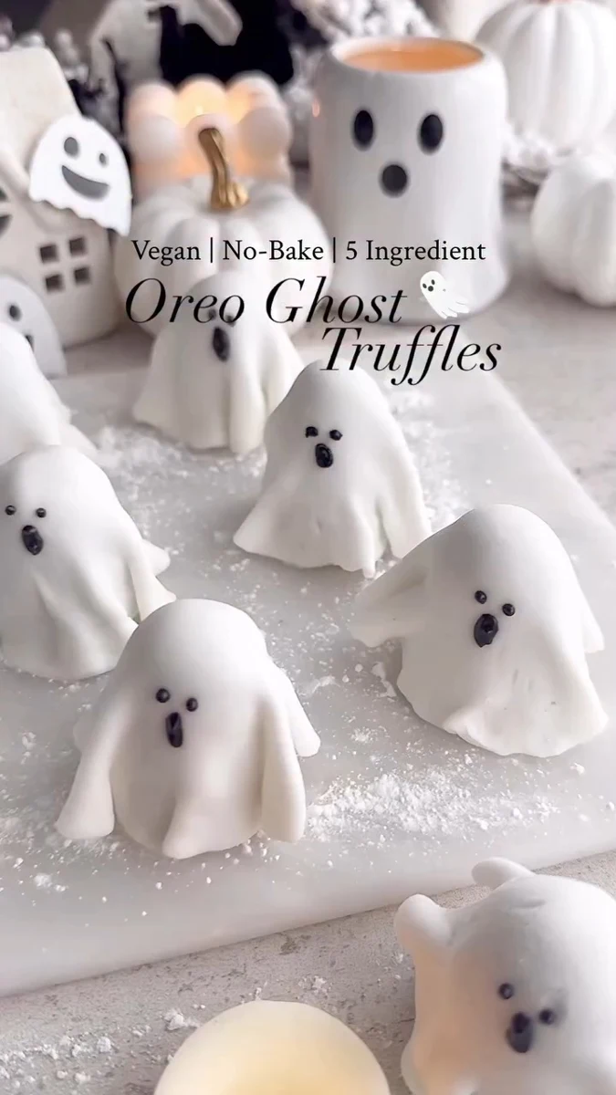 Trufas fantasma de Oreo