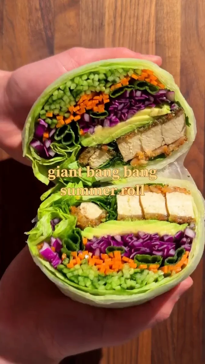 Rollito de verano gigante bang bang